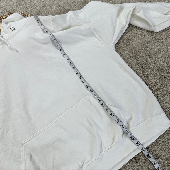 Lonely Ghost Women’s Ghostly Florals Sweatshirt Hoodie Pullover in White XXL - Picture 13 of 16